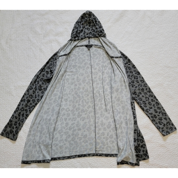 NWT Lucky Brand Cloud Jersey Hooded Cardigan Sweater - Picture 4 of 9